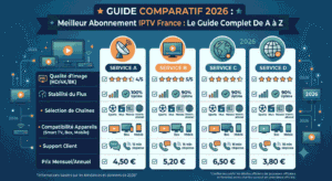 ⭐ Guide Comparatif 2026 Meilleur Abonnement IPTV France